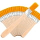 thumbnail image 1 of Juego de 30 pinceles planos de 1,4 cm con mango de madera de 13 cm, pincel plano pequeño para pintar paredes, barniz, tinte, pegamento, yeso, 1 of 4
