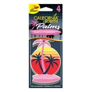 California Scents Palms Paper Shasta Strawberry Air Freshener