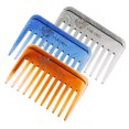thumbnail image 2 of facefd Wide-Teeth Detangling Curly Hair Comb Mens Back Head Styling Oil Comb Gray, 2 of 8
