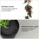 thumbnail image 3 of Plantas artificiales artificiales en macetas, plantas en macetas verdes para el hogar, oficina, escritorio, ventana, baño, dormitorio, exterior, interior, 3 of 5