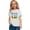 T10-White, variant on Ulitacool Girls Tops Back To School Short Sleeve Cartoon Pattern Crewneck Tee 4-5 Years Red