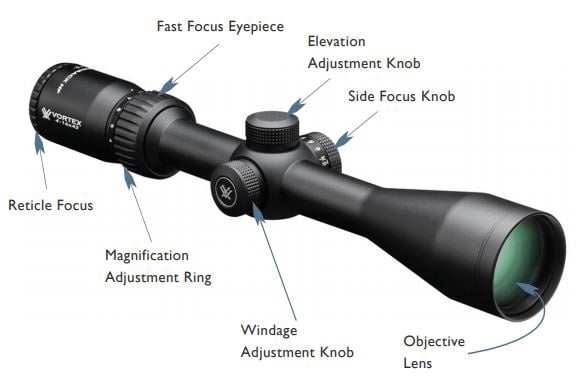Vortex Optics Diamondback HP 4-16x42 Second Focal Plane Riflescope - Dead-Hold BDC Reticle (MOA)