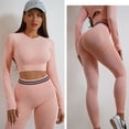 thumbnail image 4 of Seamless Fitness Sportswear Set - Top and Leggings Combo, 4 of 4