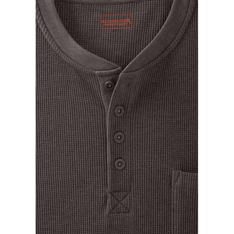 Boulder Creek Men's Thermal Henley Long Underwear Top photo 2