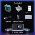 thumbnail image 2 of Hassle-Free Connection, Portable Outdoor Mini Projector With Built-In Speaker, Vivid Projector Experience, Budget-Friendly Projector For High-Quality Entertainment, Adjustable, 2 of 5