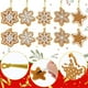 thumbnail image 1 of 10pcs Christmas Tree Snowflake Ornaments Indoor Christmas Decorations Pendants, 1 of 6