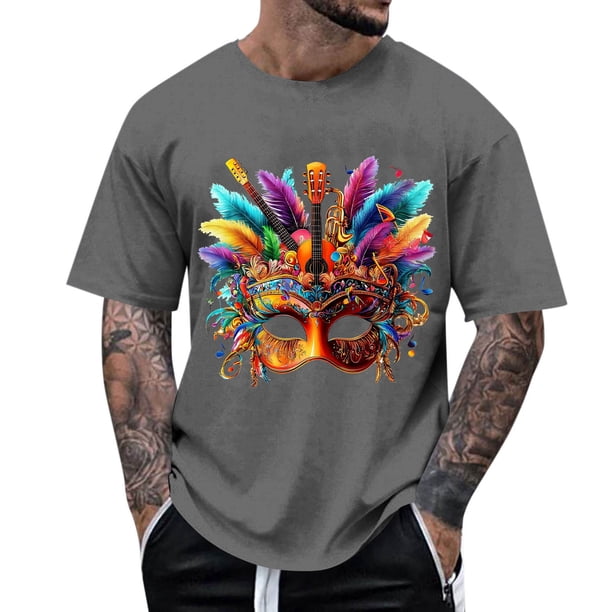 Tops para hombre, blusas y camisas de manga corta con cuello redondo para hombre, camisetas casuales con estampado de moda para hombre, blusa de manga corta, blusa de poliéster para hombre.