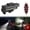 A, variant on Shgeyfdj 9 LED Bicycle Head Light Waterproof Rechargeable Mountain Bike Highlight with Horn 6 Modes Power Display for Night Riding Cycling Mountain (Nine Lamps)