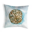 thumbnail image 2 of Betsy Drake Interiors s Sand Dollar Small No-Cord Pillow 12x12, 2 of 2