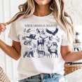 thumbnail image 2 of Unisex North American Wildlife Graphic T-Shirt, Sizes S-5XL, Tbun Men's And Women's Graphic Tee 100% Cotton by TBun, Full Sizes S-5XL, 2 of 5