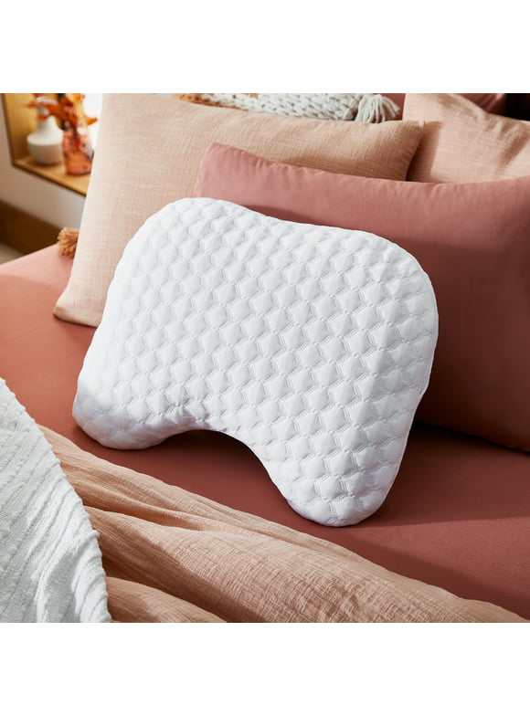 Sleep Innovations Versacurve Multi-Position Gel Memory Foam Standard Pillow, Quilted Cover