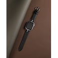 thumbnail image 3 of Wearlizer Leather Band Compatible with Apple Watch Band Women 38mm 40mm 41mm 42mm 44mm 45mm 46mm 49mm Dressy Leather Strap with T-shape Metal Buckle for iWatch Ultra SE Series 10 9 8 7 6 5 4 3, 3 of 6