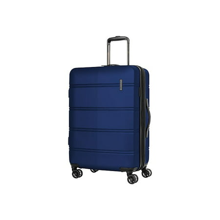 Swiss Mobility LAX Plastic 4-Wheel Spinner Luggage, Blue (HLG2024SM-BLUE)