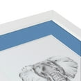 thumbnail image 4 of ArtToFrames 10x12 Matted Picture Frame with 6x8 Single Mat Photo Opening Framed in 1.25 Satin White Frame and 2 Liberty Blue Mat (FWM-3966-10x12), 4 of 8