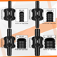 thumbnail image 5 of Válvula de Retención Unidireccional en Línea Sin Retorno de Combustible de 1/4 Pulgada, 5/16 Pulgada, 3/8 Pulgada, 1/2 Pulgada, Adecuada para Gasolina (4 Piezas Negras), 5 of 5