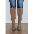 thumbnail image 3 of Take Me Seriously Boots - Dark Taupe, 3 of 5
