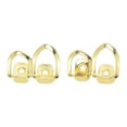 thumbnail image 5 of Unique Bargains 1 Set Fake Grills Hip Hop Style Double Teeth Grillz Gold Tone, 5 of 6