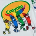 thumbnail image 4 of Crayola Crayons Pajamas Toddler Tight Fit Long Sleeve Pant Sleep Set, 4 of 6
