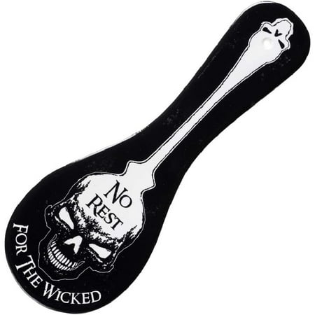 

Alchemy of England No Rest For The Wicked Spoon Rest Black/White