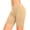 Beige, variant on Womens Slip Shorts for Under Dresses Seamless Anti Chafing Underwear Boyshorts Panties Under Skirts Safety Shorts