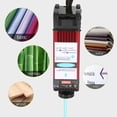 thumbnail image 3 of Riwcyla 10W Module 450nm Engraving Head Adjustable Focal Length High Engraving Leather Wood Acrylic for Engraving Machine Router Cutting Machine, 3 of 5