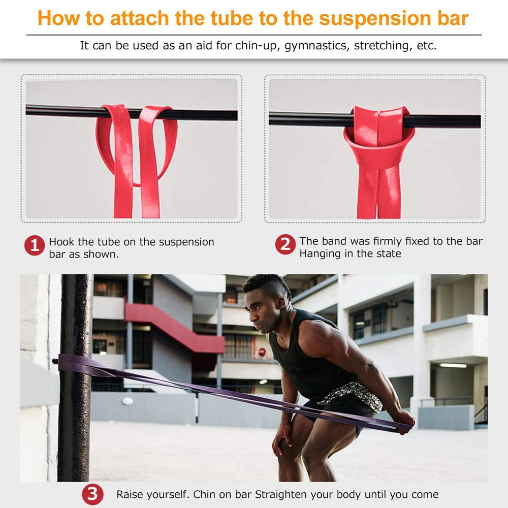 Fitness Chin Ups With Resistance Bands Pull Up Assistance Band