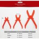 thumbnail image 2 of Juego de alicates para mangueras de 3 piezas: diseño de nailon liviano y duradero, para uso durante la reparación de sistemas de refrigerante, frenos, vacío y combustible, 2 of 5