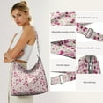 thumbnail image 4 of Artistic Floral Butterfly Canvas Tote – Colorful Bee and Flower Design for Spring, 4 of 5