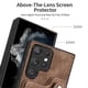 thumbnail image 2 of For Samsung Galaxy S24 Ultra Mobile Phone Case Leather Dark Brown, 2 of 5
