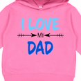 thumbnail image 3 of Inktastic I Love My Dad Fathers Day Toddler Hoodie, 3 of 4