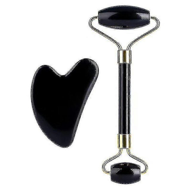 Juego de rodillos Gua Sha para masaje facial y raspado, cuidado de la piel