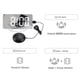 thumbnail image 3 of Loud Vibrating Alarm Clock For Heavy Sleepers Adults Deaf, Digital Mirrored Clock With Bed Shaker a, 3 of 5