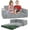Gray, variant on Teler Kids Sofa Toddler Couch Extra Wide Glow in the Dark Baby Convertible Sofa ,Foldable Toddler Bed for Girls Boys