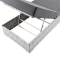 thumbnail image 5 of Modway Convene Outdoor Patio Chaise in Light Gray Charcoal, 5 of 8