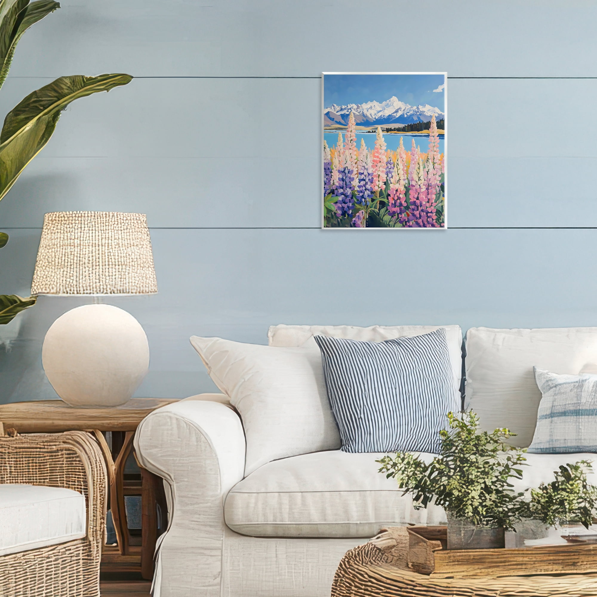 Stupell Industries Mountains & Wildflowers by Lake Wall Plaque Art, design by The Prints Vibe