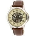 thumbnail image 1 of Fossil Montre Habillée Automatique Japonaise pour Homme Grant ME3099 en Cuir Argenté, 1 of 3