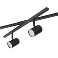 thumbnail image 2 of Globe Electric Minimalist 6-Light Foldable Matte Black LED Integrated Track Lighting with Center Swivel Bars, 2 of 7
