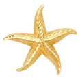 thumbnail image 2 of 14K Yellow Gold Starfish Charm Pendant with 1.7mm Flat Open Wheat Chain Necklace - 20", 2 of 6