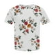 thumbnail image 5 of Fiudx Ofertas Relámpago Top de Manga Corta para Mujer, Informal, de Gran Tamaño, con Cuello Redondo, Sexy, con Estampado Degradado, para Verano, 5 of 6
