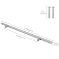 thumbnail image 2 of 1 Pack Kitchen Cabinet Handles Silver Drawer Pulls 16 inch, 10 inch Hole Center, Stainless Steel T Bar with Satin Brushed Nickel, Hardware for Kitchen Cupboard Door Bathroom Furniture, 2 of 7