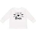 thumbnail image 3 of Inktastic I Love my Oma heart and arrows Boys or Girls Long Sleeve Toddler T-Shirt, 3 of 5