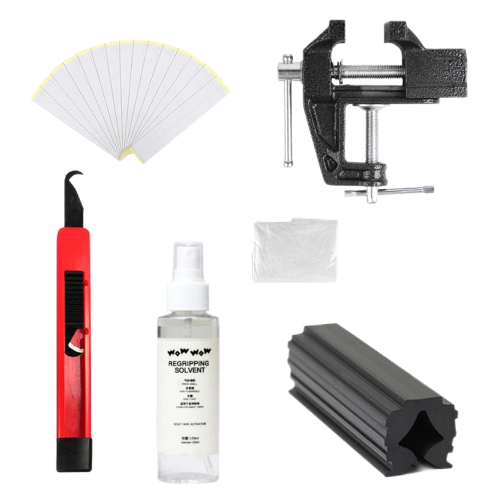 koolsoo Durable Golf Grip Kits for Golf Clubs, Tapes Clamp Solvent