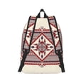 thumbnail image 2 of Naloa Fashion Tatreez Canvas Backpack for Men Women Rucksack Casual Travel Daypack College Tote Satchel Bookbag for Teens-Small, 2 of 7