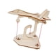 thumbnail image 2 of Kit de Maqueta de Avión de Madera, Modelo de Física, Aprendizaje Práctico, Bricolaje Elemental, para Niños Y Niñas, Herramienta Educativa., 2 of 9