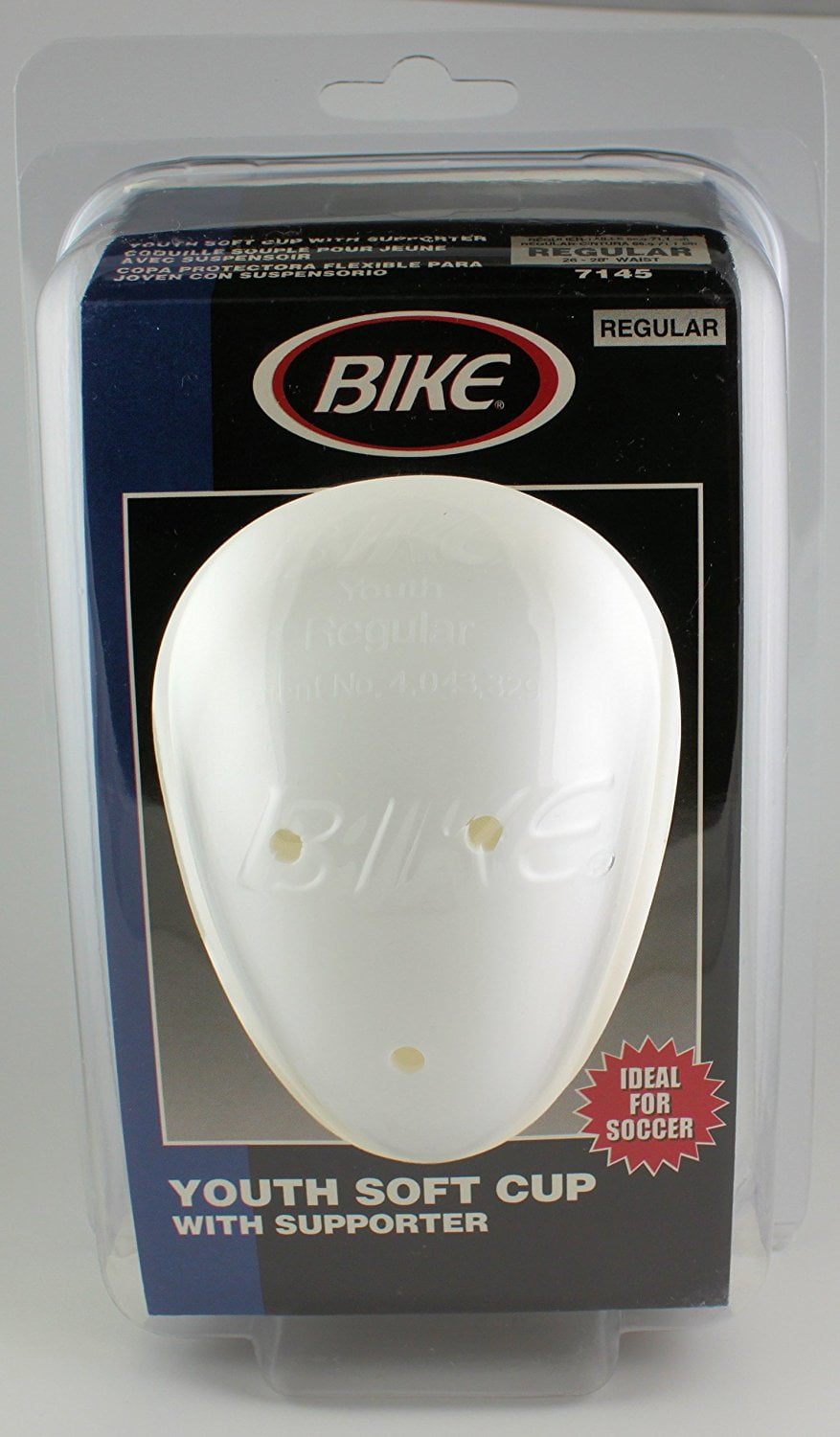 Bike 7145 youth soft cup with supporter athletic regular 26"28" waist