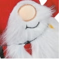 thumbnail image 3 of Holiday Dog Toy Santa Light Sewn Decals on Super Cute Soft Squeaker 11" Gifts (Ten Santa Toys), 3 of 8