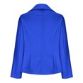 thumbnail image 4 of Sokhug Women's Fall Business Casual Blazers Long Sleeve Notch Lapel Trendy Work Office Blazer Jackets Outerwear, Blue, 4 of 6