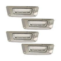 4 - Pack LED Marker Lamp for Kenworth T680, T700 T880 & Peterbilt 576 Models - LED Side Marker Turn Signal Lights Clear Lens Roof Marker Lights - P54-1211, KWP541211, P54-1287, P541177100