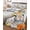 Gray Orange, variant on Twin Quilt Bedding Set, Easter Reversible Summer Quilt 3 Pieces, Easter Bunny Spring Watercolor He Is Risen Flowers Lightweight Bedspreads Coverlets with 2 Pillow Shams for All Seasons