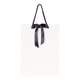 thumbnail image 1 of Bolsa de regalo PAPERIST Elegance blanca con asa negra y cinta x12, 1 of 9